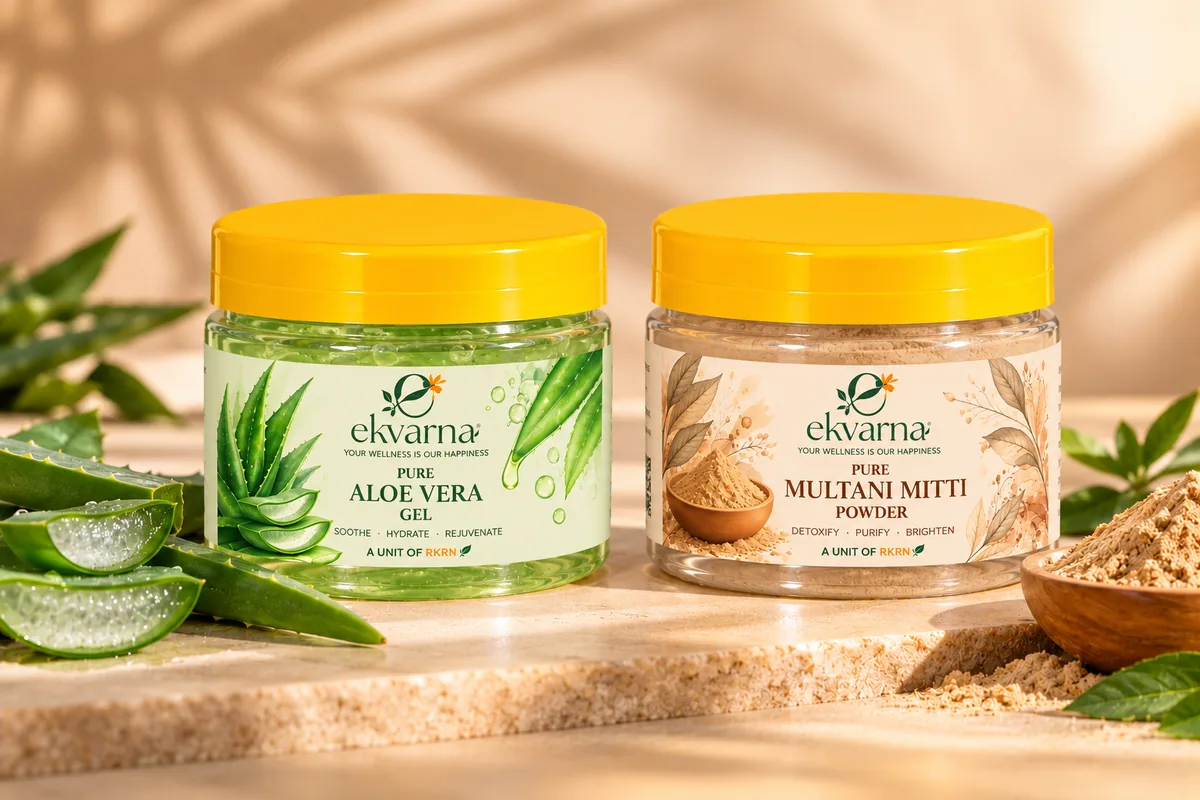 Diwali Combo: Aloe Vera Gel & Multani Mitti